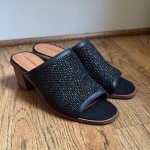Lucky Brand Lenira Black Slide Sandal 9.5